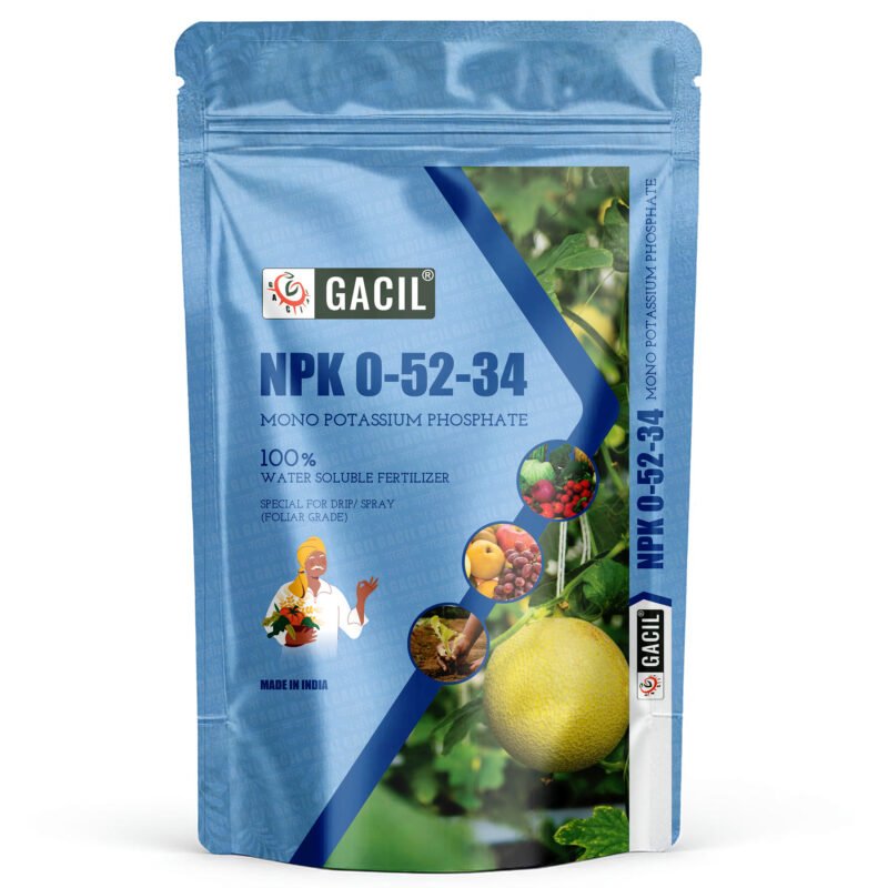 GACIL® Mono Potassium Phosphate Fertilizer NPK 0-52-34 Nitrogen Water Soluble Fertilizer